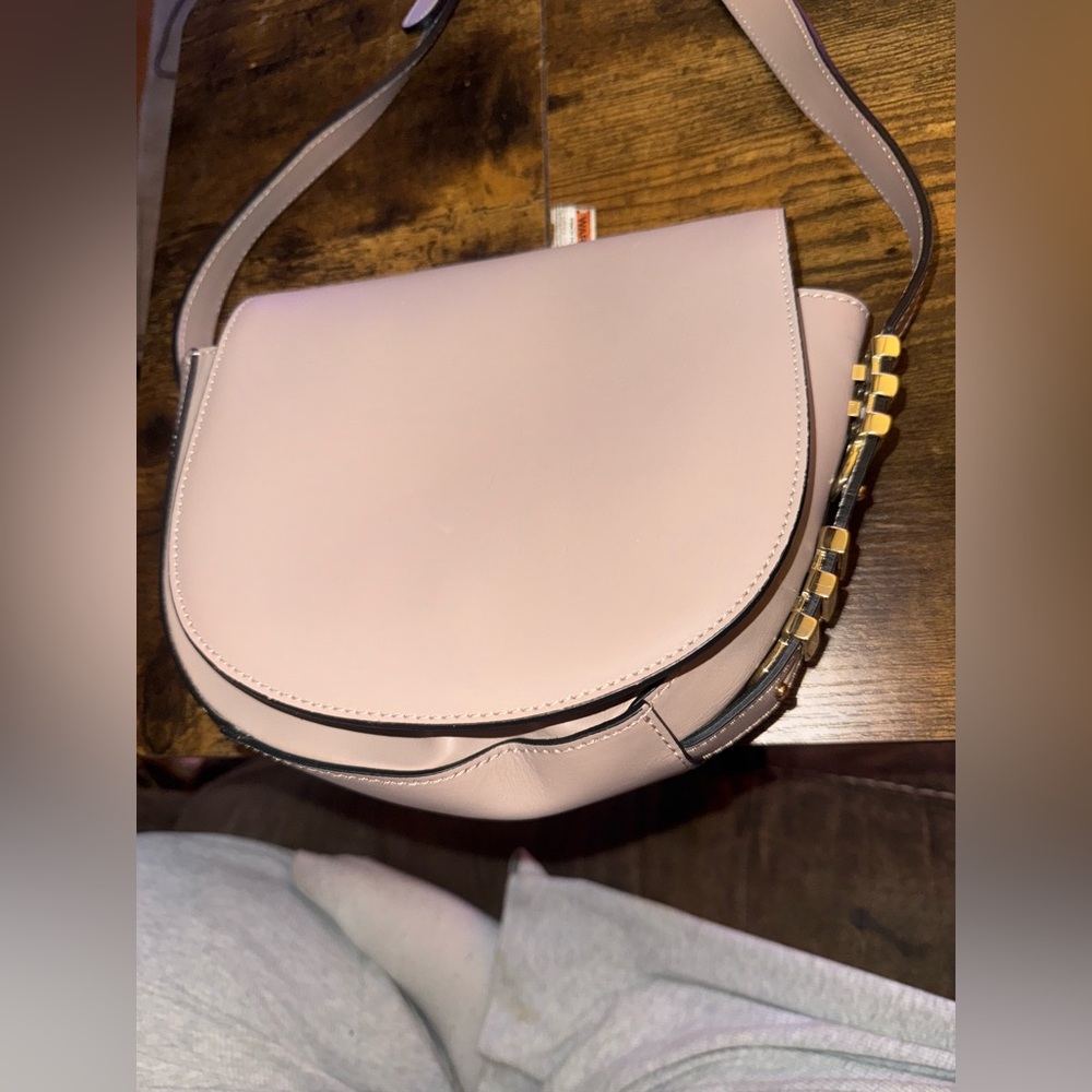 A. Bellucci Cream Shoulder Bag adjustable